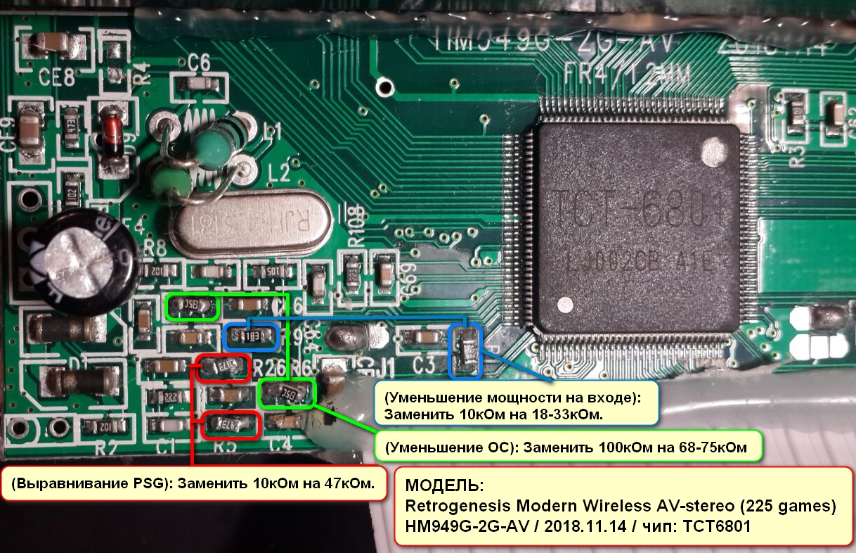 Retro Genesis Modern Wireless AV [225] HM949G-2G-AV. Как перевести в PAL? -  стр. 1 - 4 поколение - Форум Emu-Land.net